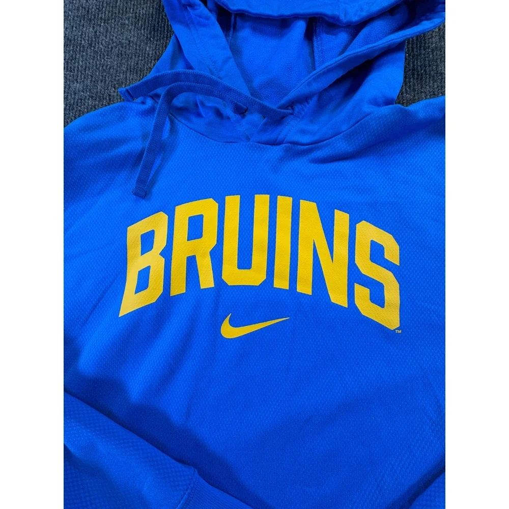 Nike UCLA Bruins Dri-FIT Pullover Hoodie Blue Mens Small NCAA Collegiate